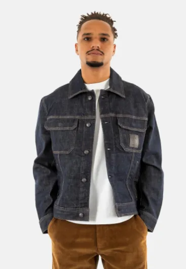 Armani Exchange Men's Icon Denim Jacket Denim Jacket (pack of 1) L Blue Denim