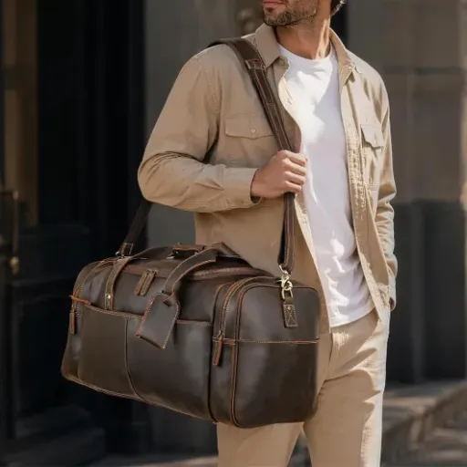 Polare 24" Leather Duffel Bag Review: heavy, solid, and clearly built to last