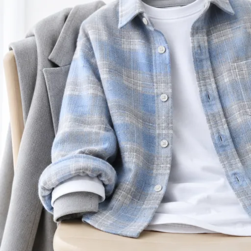 The flannel shirt, worn like a grown-up: the mid-layer that goes over a tee and under a jacket