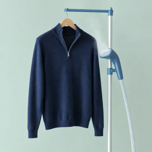 Why the cashmere quarter zip is the sharpest autumn sweater for men