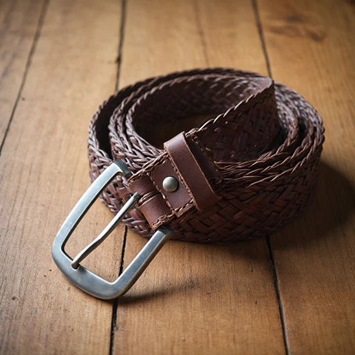 Elevate Your Style with a Braided Leather Belt