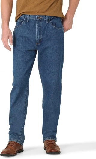 Men's Classic Relaxed Fit Jean 36W x 32L Dark Stonewash