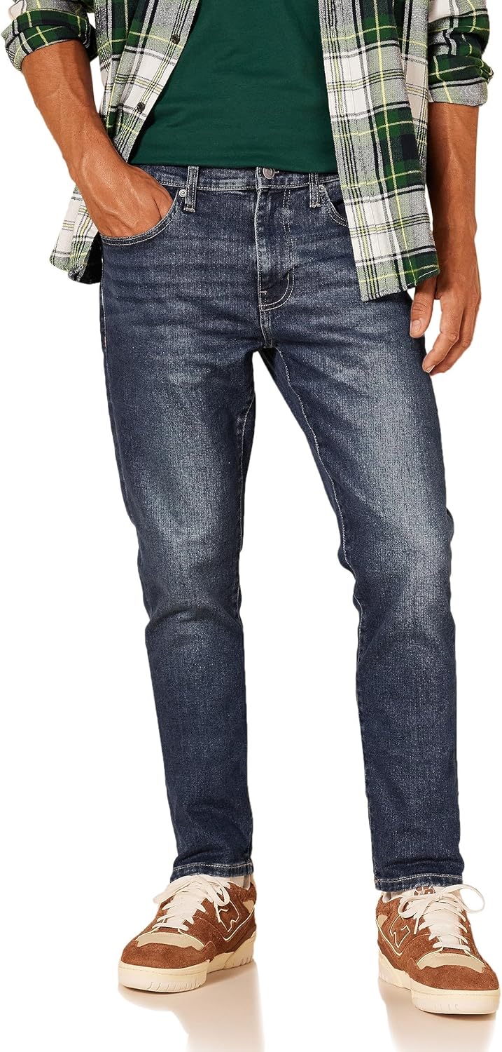 Men's Slim-Fit Jeans 34W x 30L Dark Wash