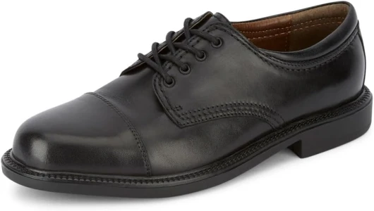 Men’s Gordon Leather Oxford Dress Shoe 10.5 Black