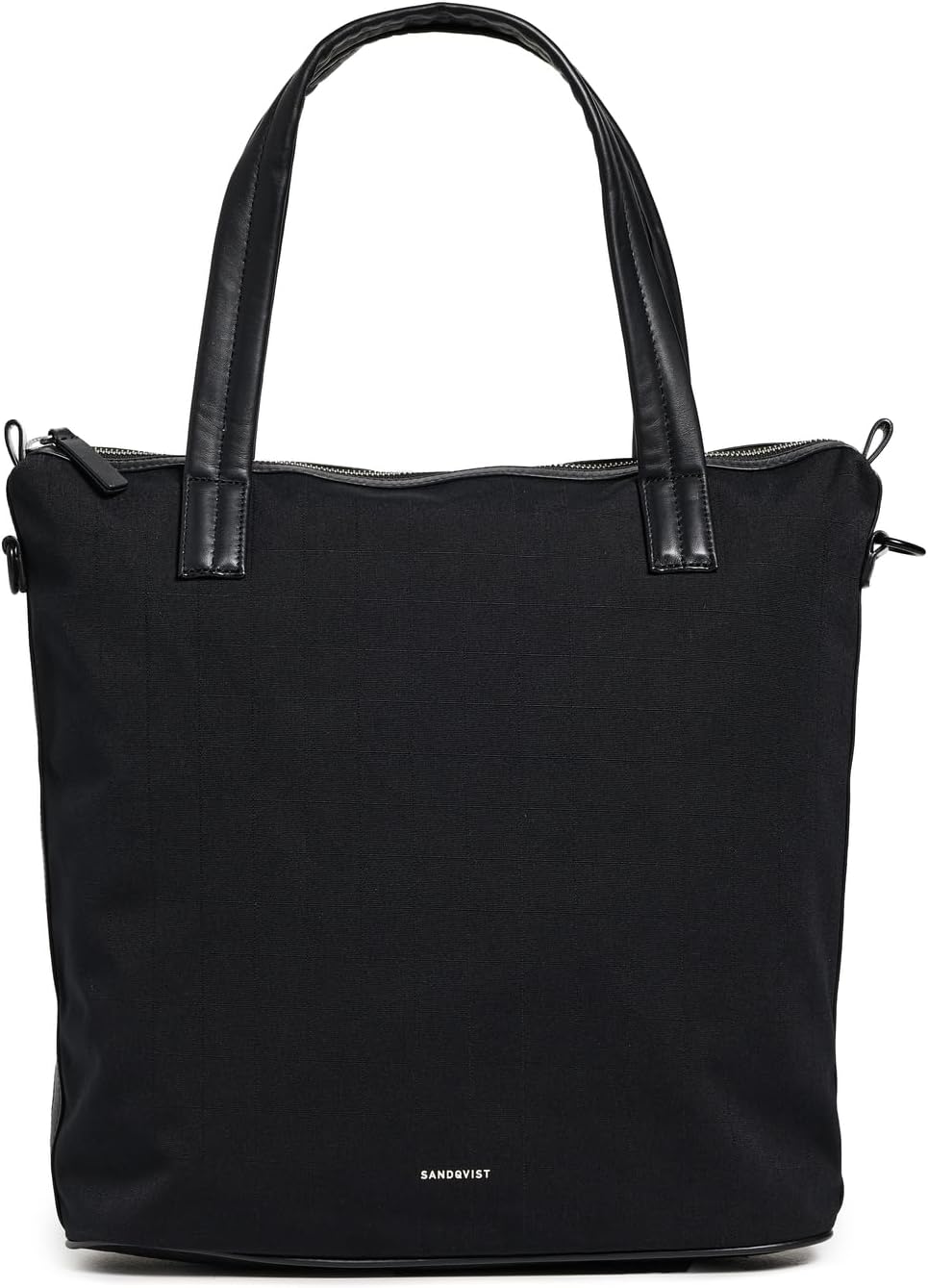 Men's Everyday Zipper Tote Bag, Black, One Size