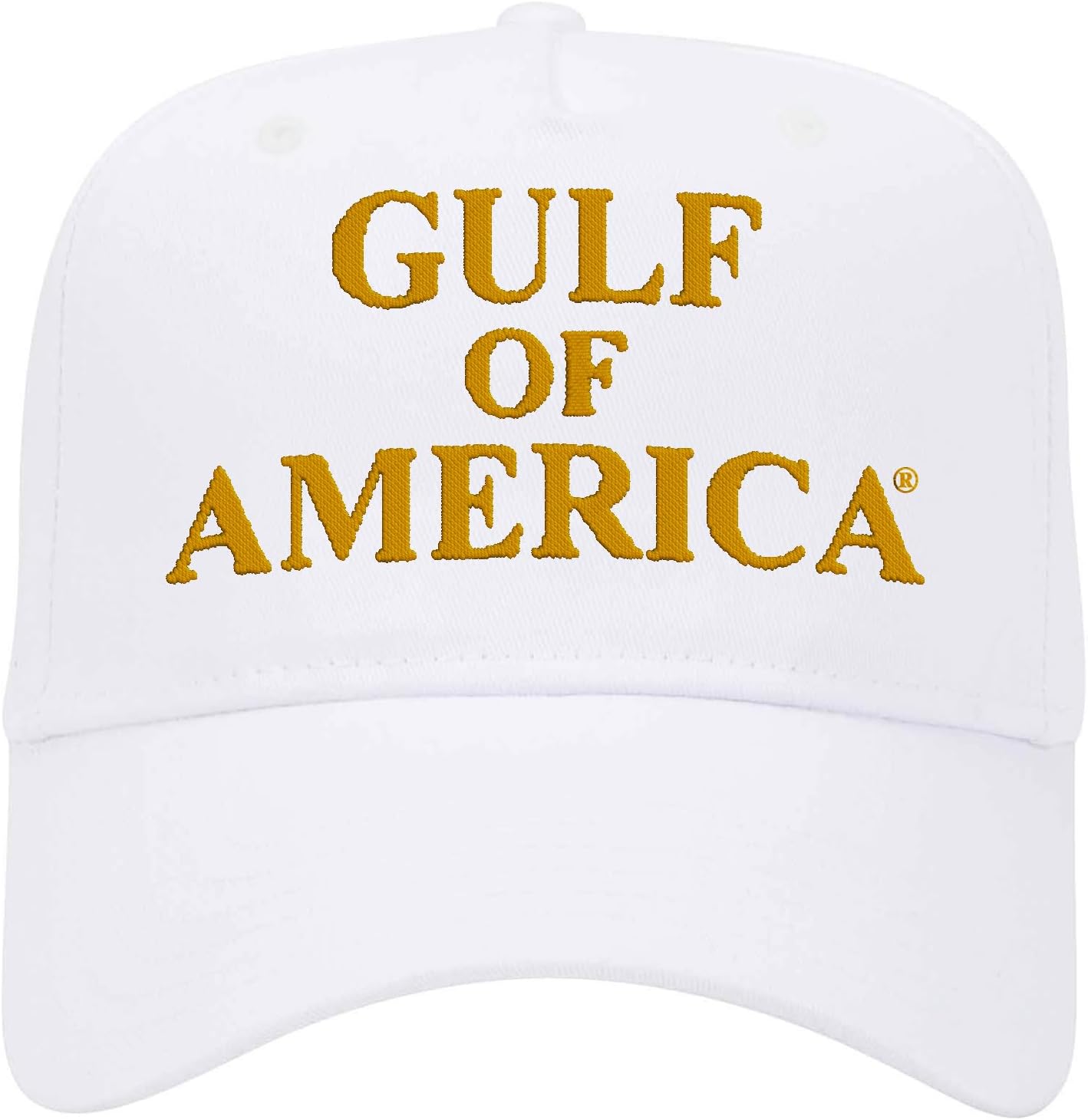 Hat - Baseball Cap for Men Women One Size White/ Gold