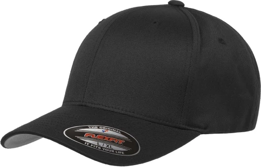 Men's Athletic Baseball Fitted Cap Large-X-Large Black