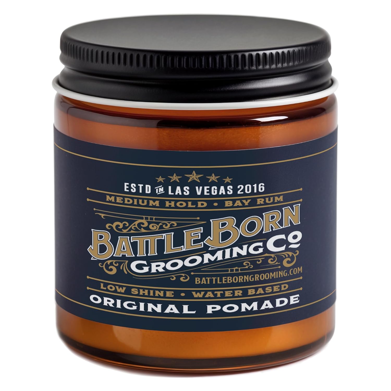 Original Pomade for All Hair Types, Bay Rum, 4 oz., Medium Hold, Low Shine, Natural Ingredients, Water Based Bay Rum 4 Ounce (Pack of 1)