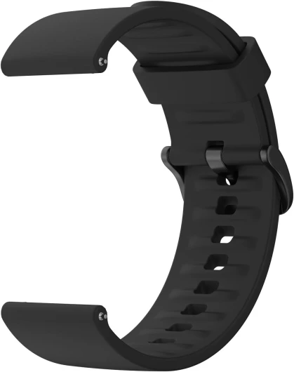Silicone Watch Bands, 22mm Quick Release Soft Rubber Watch Straps for Men Women Black