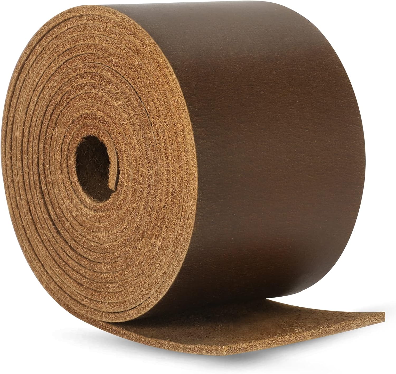 2 Inches Wide Flat Leather Straps for Crafts, Full Grain Leather Strips for Crafts, Tooling (2mm Thick 72.5 Inches Long Dark Brown) Dark Brown 2 Inches