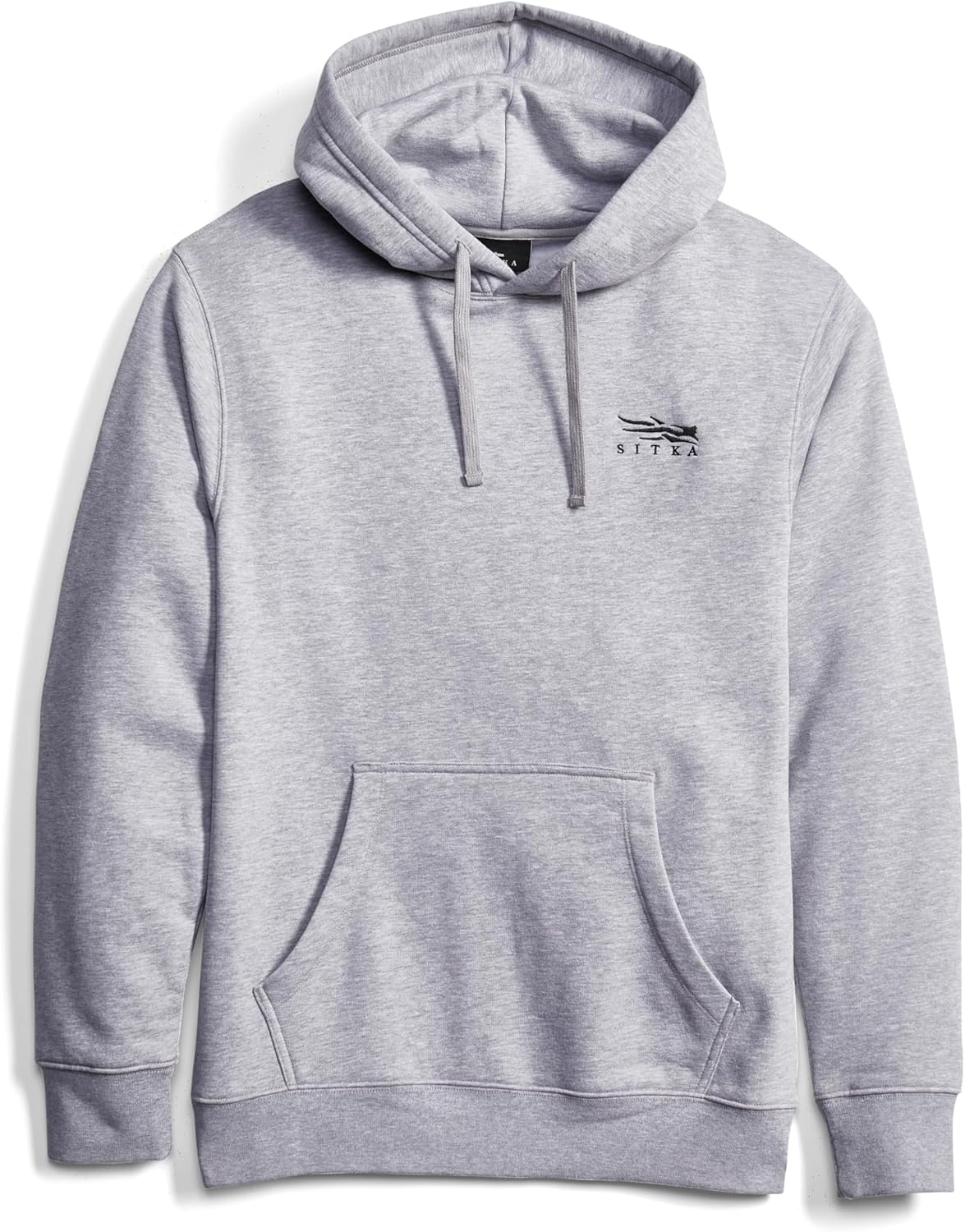 Gear Icon Classic Pullover Hoodie Medium Heather Grey