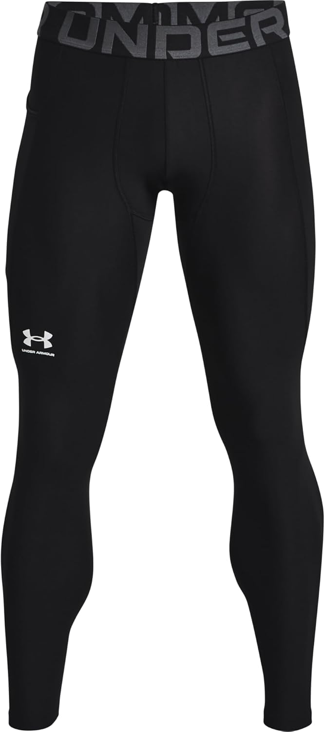 Men's HeatGear Armour Leggings Standard Large Black (001)/Pitch Gray