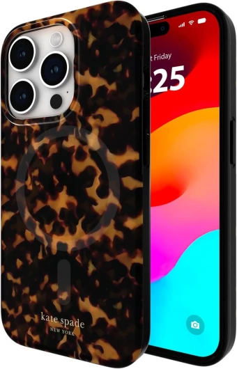 IPhone 15 Pro Case, Compatible with MagSafe - Tortoiseshell