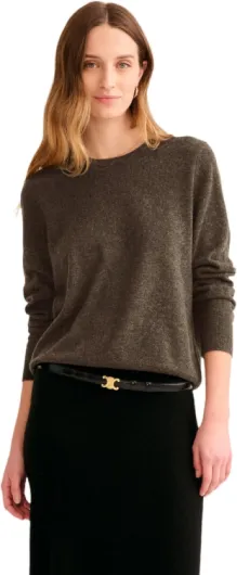 Women's The Original Cashmere Crewneck Sweater Medium Olive