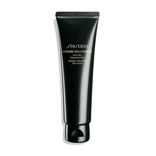 Shiseido Future Solution LX Extra Rich Cleansing Foam - 125 mL - Rich Foaming Cleanser for Smooth and Vibrant Skin - Non-Comedogenic - All Skin Types