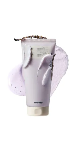 Whipped Korean Skincare Face Wash, Moisturizing Vegan Cream Facial Cleanser for Redness, Dry Skin with Niacinamide, Hyaluronic Acid, Ceramide, Jojoba & Lavender, Doubles as a Face Mask, 4.5 oz