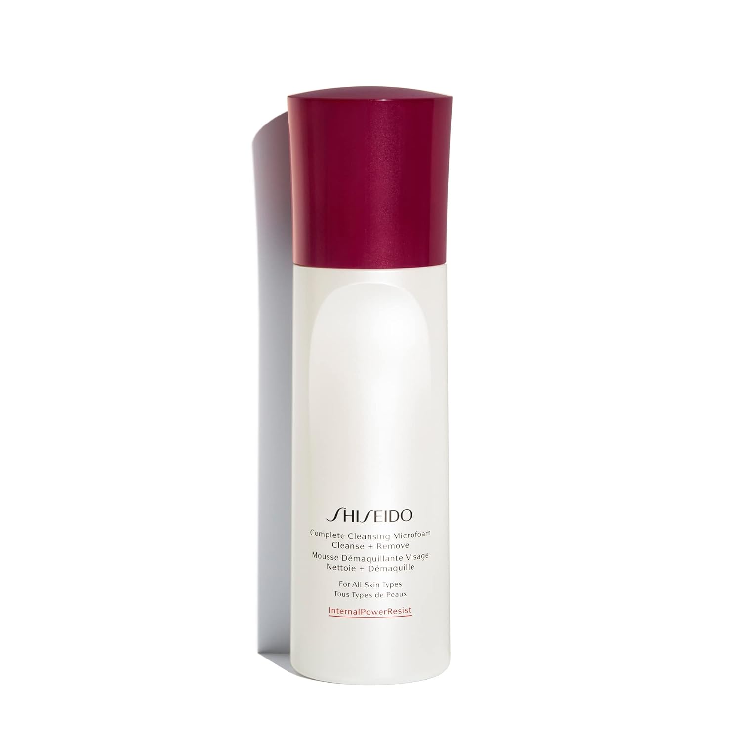 Shiseido Complete Cleansing Microfoam - 180 mL - Light, Instant Foaming Cleanser for Smooth, Hydrated Skin - Softens & Removes Impurities - All Skin Types