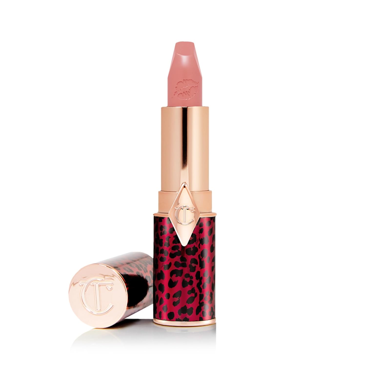 Charlotte Tilbury Hot Lips 2.0 Lipstick - Hydrating, Long Lasting Lipstick with Orchid & Antioxidant Extracts - Buildable Satin Finish for Fuller-Looking Lips Dancefloor Princess - pop pink Full Size