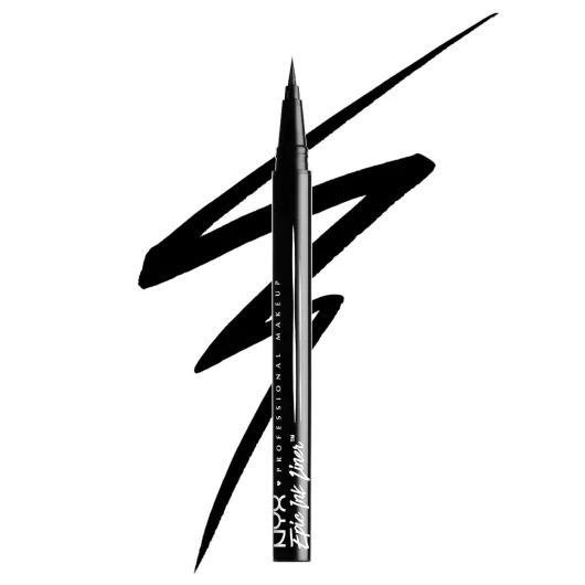 Epic Ink Liner, Waterproof Liquid Eyeliner - Black, Vegan Formula 01 Black 1 Count (Pack of 1)