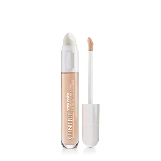 Clinique Even Better All-Over Full Coverage Concealer + Eraser Makeup For Dark Undereye Circles - With Hyaluronic Acid + Caffeine - Hydrating, Brightening + Depuffing AE Alabaster CN 10 - very fair, cool-neutral undertones