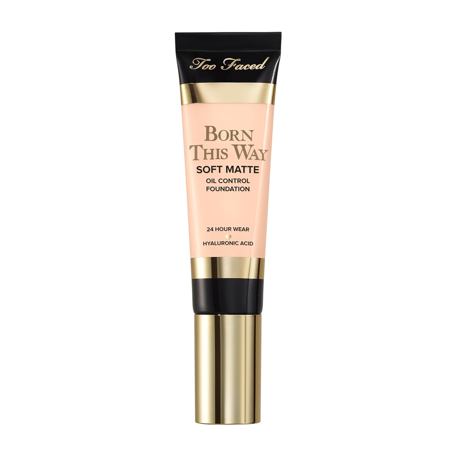 Too Faced Born This Way Soft Matte Foundation - Hydrating, Blurring, Waterproof, All-Day Oil Control Foundation that Helps Smooth Skin’s Appearance, 1 Fl Oz 02 Snow (Very Fair with Neutral to Rosy Undertones)