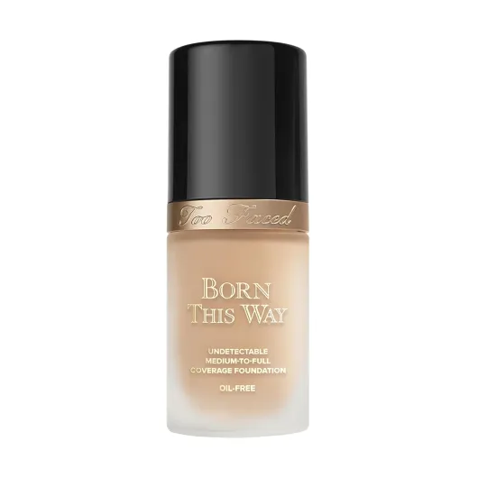 Too Faced Born This Way Natural Finish Longwear Liquid Foundation - Medium-To-Full Coverage - Hydrating + Oil Free 09 Nude (Very Light with Rosy Undertones) Original Formulation