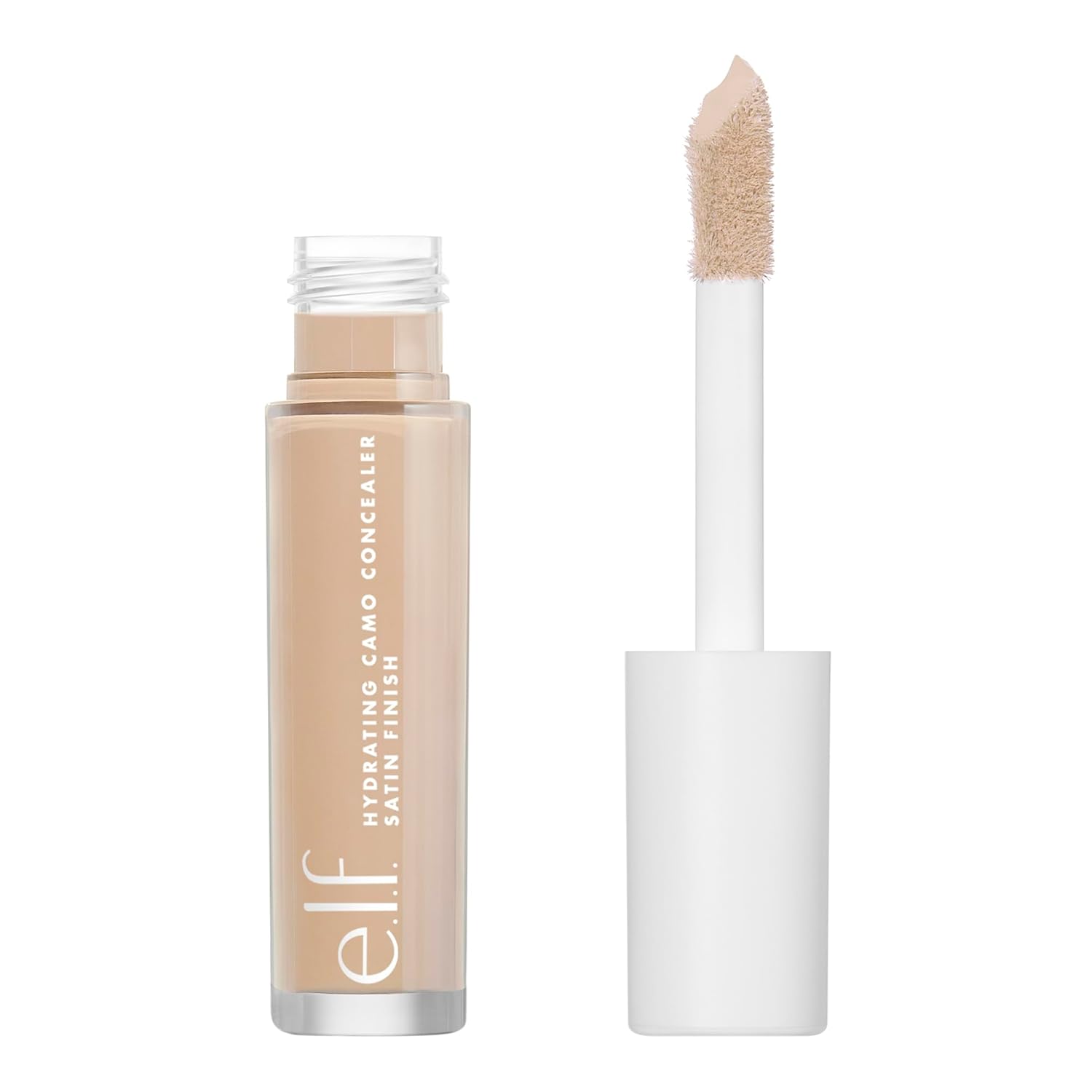 E.l.f - Hydrating Camo Concealer, Covers Blemishes & Under-Eye Circles, Full-Coverage & Delivers A Satin Finish, Vegan & Cruelty-Free, Medium Sand 1 Count (Pack of 1) Medium Sand