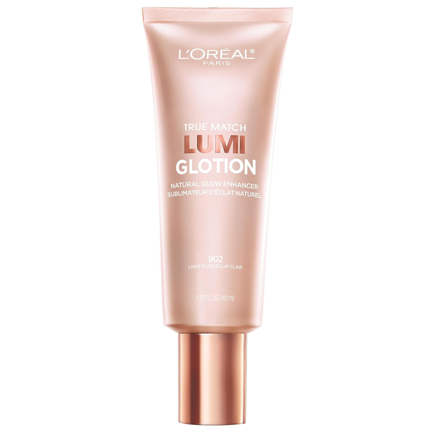 L'Oreal Paris Makeup True Match Lumi Glotion, Natural Glow Enhancer, Illuminator Highlighter, Bronzing Drops For a Sun-Kissed Glow, 902 Light 1.35 Fl Oz (Pack of 1) 902 Light