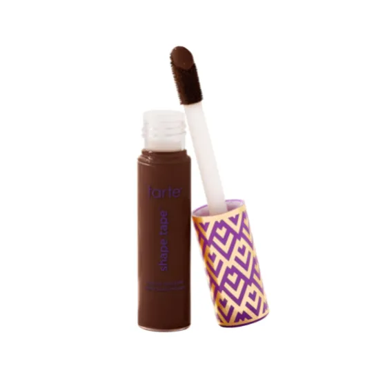 Tarte shape tape concealer – Full-Coverage, Matte Finish for Under Eye, Dark Circles, Fine Lines, Redness & Discoloration, Longwear, Dermatologist-Tested, Vegan, Cruelty-Free 62H espresso honey (very deep skin with warm, peach undertones) Full Size