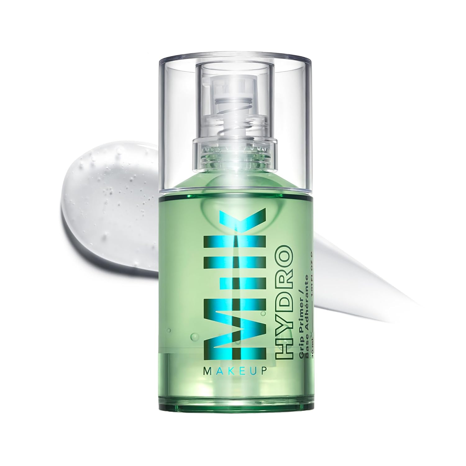 Milk Makeup Hydro Grip Primer with Hyaluronic Acid + Niacinamide – Hydrating Face Primer Grips Makeup for Up to 12 Hours – Silicone-Free, Lightweight Gel with Dewy Finish Medium Size