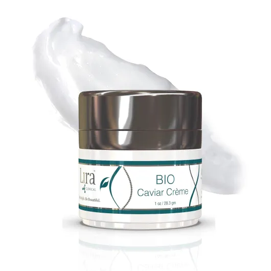 BIO Caviar Crème - Daily Hydrating Facial Moisturizer with Advanced Peptide Complex and Vitamin C - Night Cream for Dry Skin - Travel Size Nourishing Cream for Skincare Routine - 1 oz