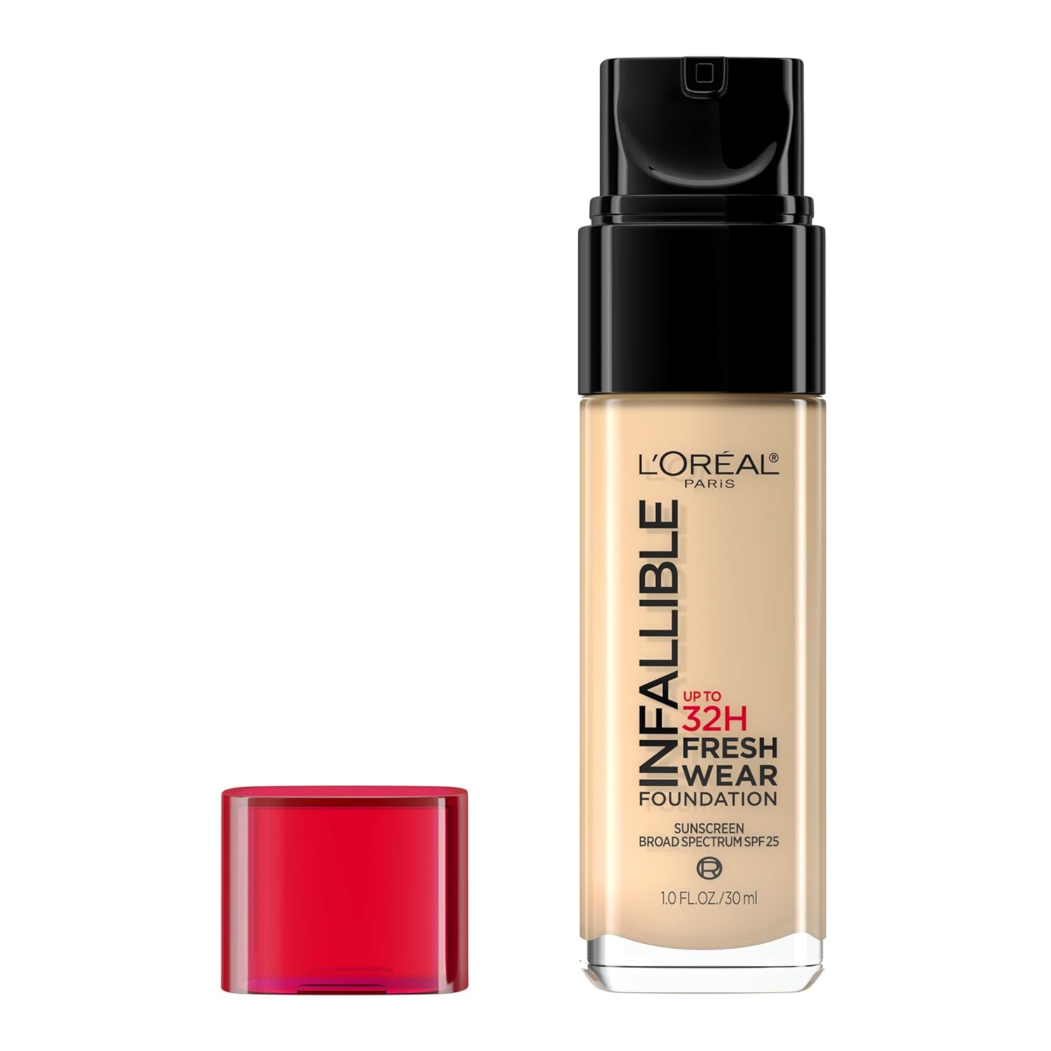 L'Oreal Paris Makeup Infallible Up to 32 Hour Fresh Wear Lightweight Foundation, 420 True Beige, 1 Fl Oz, Packaging May Vary 420 True Beige 1 Fl Oz (Pack of 1)