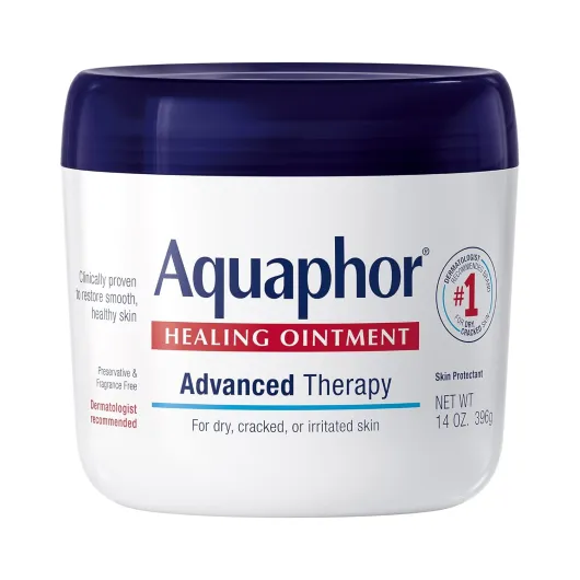 Healing Ointment, Advanced Therapy Skin Protectant, Multi-Purpose Healing Ointment and Body Moisturizer, For Dry, Cracked Skin, Minor Cuts and Burns, 14 Oz Jar 14 Ounce