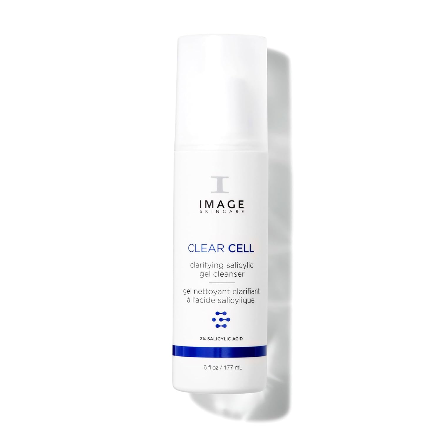 IMAGE Skincare, CLEAR CELL Salicylic Gel Cleanse, Gentle Foaming Face Wash Removes Excess Oil and Shine for Oily Prone Skin 6 Fl Oz (Pack of 1)