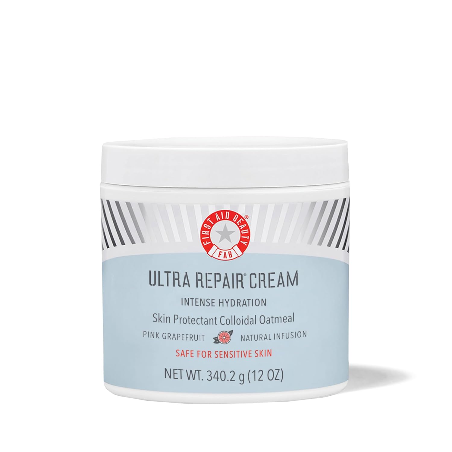 Ultra Repair Cream, Intense Hydration Whipped Colloidal Oatmeal, Strengthens Skin Barrier in 7 Days & Helps Relieve Eczema, Luxury Face & Body Moisturizer, Grapefruit Scent, 12 oz Grapefruit 12 Ounce (Pack of 1)