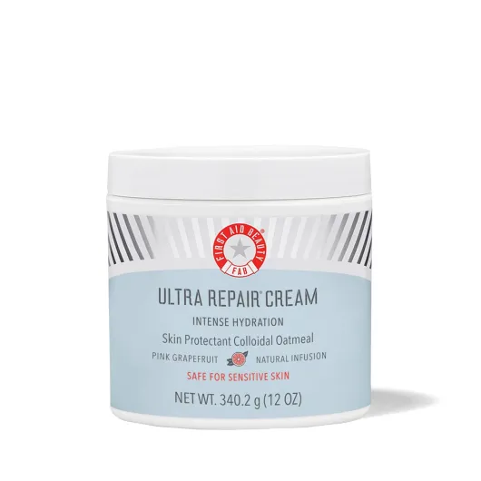 Ultra Repair Cream, Intense Hydration Whipped Colloidal Oatmeal, Strengthens Skin Barrier in 7 Days & Helps Relieve Eczema, Luxury Face & Body Moisturizer, Grapefruit Scent, 12 oz Grapefruit 12 Ounce (Pack of 1)