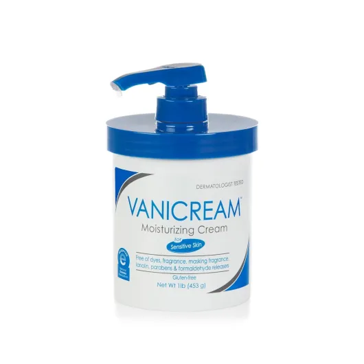 Moisturizing Skin Cream with Pump Dispenser - 16 fl oz (1 lb) - Moisturizer Formulated Without Common Irritants for Those with Sensitive Skin 16 Ounce (Pack of 1) Moisturizing Skin Cream