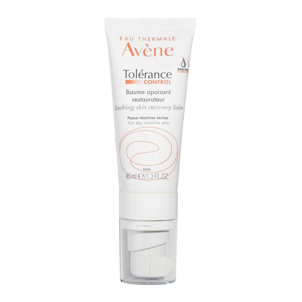 Avène Tolerance Control Soothing Skin Recovery Cream, for Hypersensitive Dry Skin, Restores Skin Barrier, Calms sensations of skin discomfort, Sterile Pump, Face Moisturizer, Fragrance-Free 1.3 Fl Oz