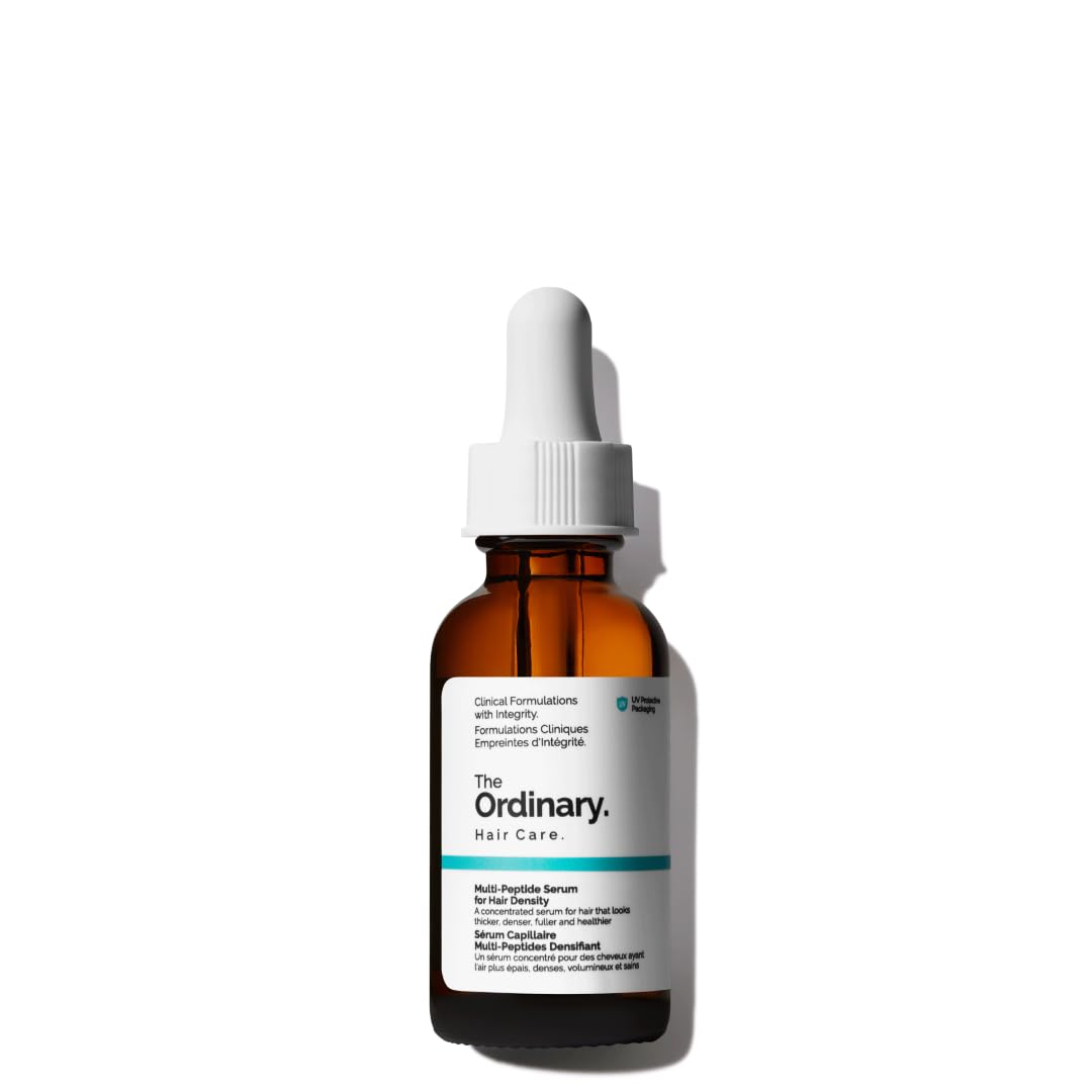 The Ordinary Multi-Peptide Serum for Hair Density, Peptide-Powered Formula for Thicker, Fuller Looking Hair 2 Fl Oz (Pack of 1)