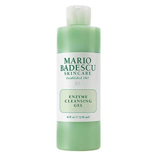Mario Badescu Enzyme Cleansing Gel Face Wash, Oil-Free Facial Cleanser with Papaya Enzyme & Grapefruit Extract, Exfoliating Skin Care for All Skin Types, Removes Excess Oil & Impurities 8 Ounce (Pack of 1)