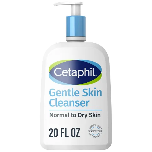 Face Wash, Hydrating Gentle Skin Cleanser for Dry to Normal Sensitive Skin, 20 oz, Fragrance Free, Soap Free and Non-Foaming 20oz (Pack of 1)
