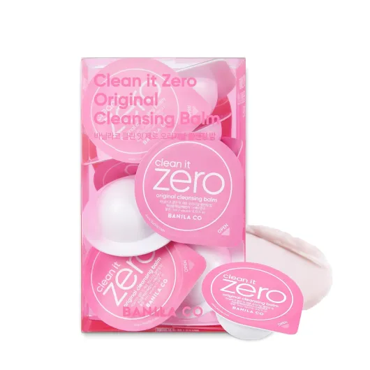 Clean It Zero Original Cleansing Balm Travel Kit - Travel-Friendly Cleanser for Waterproof Makeup Removal - 16 Mini Packs of Vegan, Hypoallergenic Balm for All Skin Types (3ml x 16 Pods)
