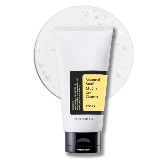 Advanced Snail Mucin Gel Cleanser, 5.07 Fl Oz / 150 mL, Rich Daily Deep Cleansing Gel for Dry & Sensitive Skin, Korean Skin Care, Not Tested on Animals, No Parabens 5.07 Ounce (Pack of 1)
