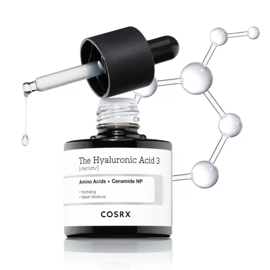 Pure Sodium Hyaluronic Acid 3% Serum, Hydration & Moisture Boosting Facial Serum for Fine Lines & Wrinkles, Plump & Repair Dry Skin, 0.67fl.oz/20ml, No Artificial Fragrance, Korean Skin Care
