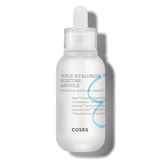 Hydrium Triple Hyaluronic Moisture Ampoule, 40ml / 1.35 fl.oz - Hyaluronic Acid Viscous Serum - Korean Skin Care, Animal Testing Free, Paraben Free