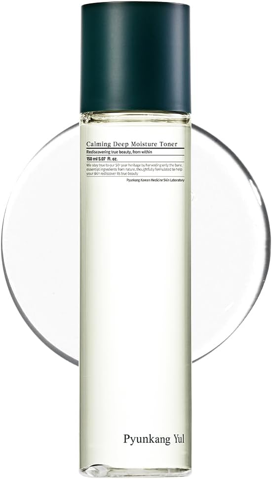 PKY Calming Deep Moisture Toner - Face Toner for Women containing AHA and PHA - for Teens and Adults - Astringent for Face - Korean Facial Toner - 150ml 5.07 Fl - Oz - 5.07 Fl Oz (Pack of 1)