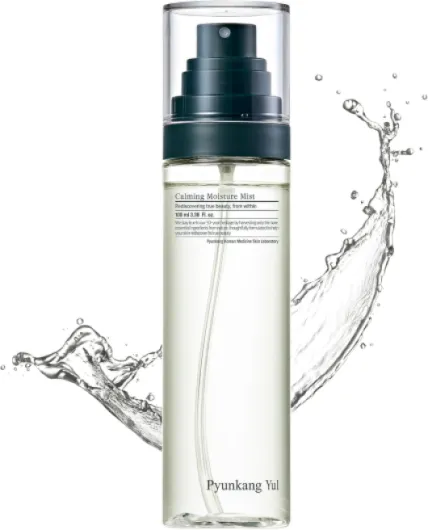 PKY Calming Moisture Mist - Facial Spray with AHA & PHA, Tea Tree That Hydrates & Soothes - Astringent for Face - Korean Face Skin Care Mist for Sensitive Skin - 100ml 3.38 Fl.Oz.