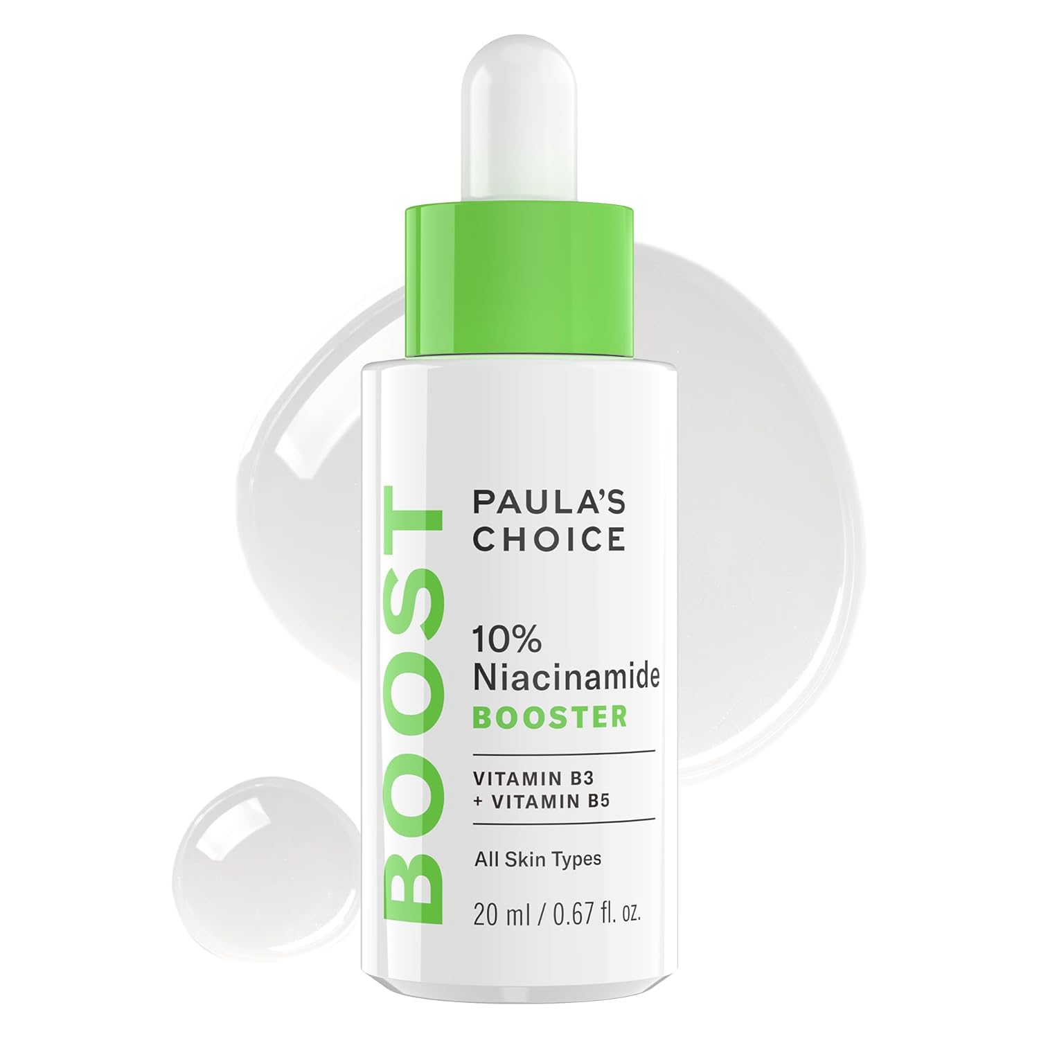 Paula's Choice BOOST 10% Niacinamide Booster, Vitamin B3, Vitamin C & Licorice Extract Serum, Pore Minimizer, 0.67 Ounce