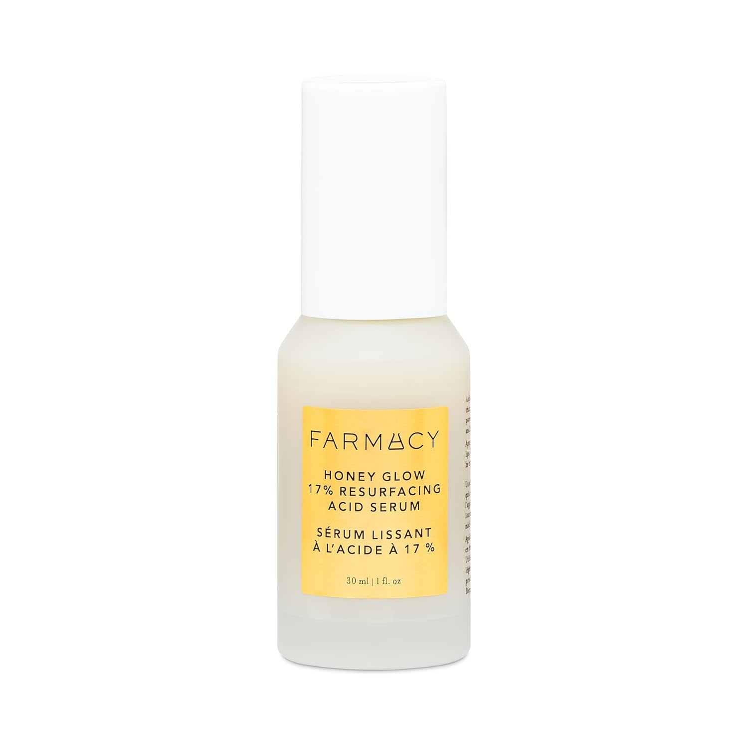 Face Exfoliator Serum - Honey Glow 17% AHA + BHA Liquid Exfoliant & Salicylic Acid Serum - Resurfacing Skin Care for Reduced Pores + Texture - Hydrates Skin for an Overall Glow (30ml) Synthetic Fragrance Free 1.01 Fl Oz (Pack of 1)