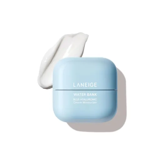 LANEIGE Water Bank Blue Hyaluronic Cream Moisturizer: Hydrating Korean Face Cream with Squalane & Ceramide for Skin Barrier Support, Dermatologist-Tested 0.67 oz / 20 ml